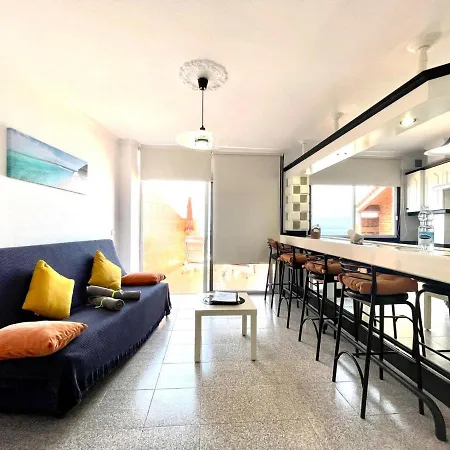 Apartamento A Con Vistas A Oceano Atlantico, En Primera Linea Del Mar,Terraza,Wifi Y Playa Апартаменты