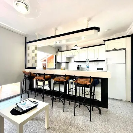 Apartamento A Con Vistas A Oceano Atlantico, En Primera Linea Del Mar,Terraza,Wifi Y Playa * Пуэрто-де-Сантьяго