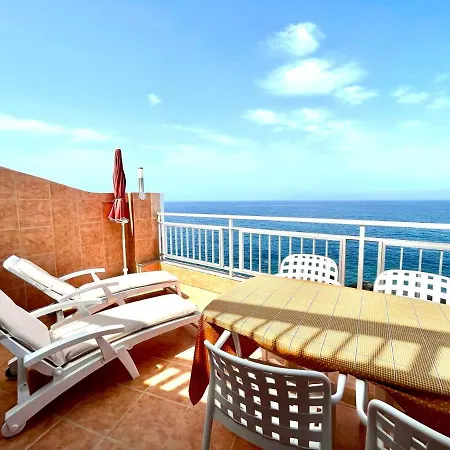 Apartamento A Con Vistas A Oceano Atlantico, En Primera Linea Del Mar,Terraza,Wifi Y Playa *