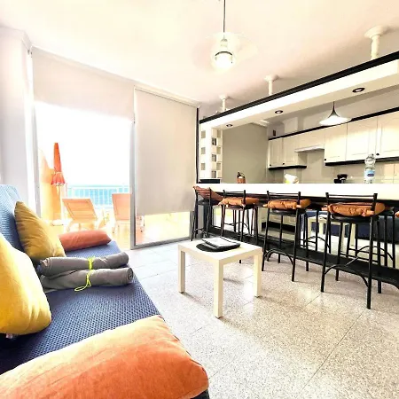 Apartamento A Con Vistas A Oceano Atlantico, En Primera Linea Del Mar,Terraza,Wifi Y Playa