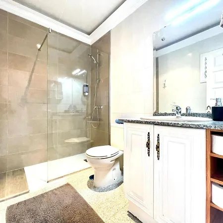 アパート Apartamento A Con Vistas A Oceano Atlantico, En Primera Linea Del Mar,Terraza,Wifi Y Playa プエルト・デ・サンティアゴ