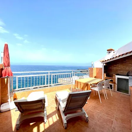 Lejlighed Apartamento A Con Vistas A Oceano Atlantico, En Primera Linea Del Mar,Terraza,Wifi Y Playa Puerto de Santiago (Tenerife)