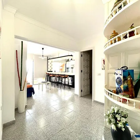 Apartamento A Con Vistas A Oceano Atlantico, En Primera Linea Del Mar,Terraza,Wifi Y Playa Lejlighed